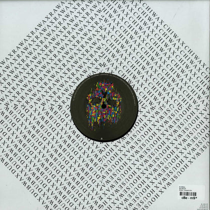 Back view of Second Hand DJ SKULL – AS ONE EP vinyl record, showcasing the black vinyl and label details.