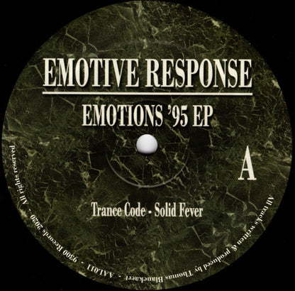 EMOTIVE RESPONSE – EMOTIONS '95 EP