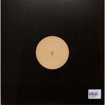 Triple Vision vinyl record "UP & DOWN & SEKO, JAY TRIPWIRE, AMO – FAMILY PORTRAIT EP" showing the back cover artwork.