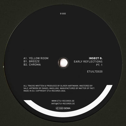 INSECT O. – EARLY REFLECTIONS PT. 1