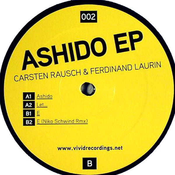CARSTEN RAUSCH & FERDINAND LAURIN, NIKO SCHWIND – ASHIDO EP