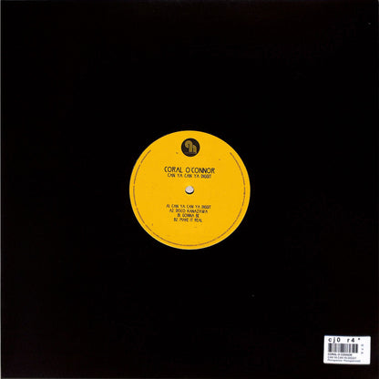 Back of Syncrophone vinyl record "Can Ya Can Ya Diggit" by Coral O'Connor, featuring the album cover artwork.