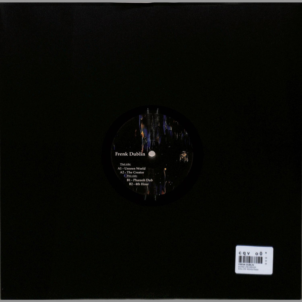FRENK DUBLIN – ECHO LTD 009 (BLACK REPRESS)