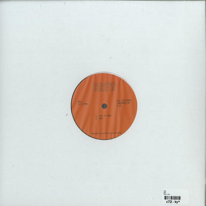 Second Hand R.B. B01 vinyl record showing the back cover with artwork and track information.