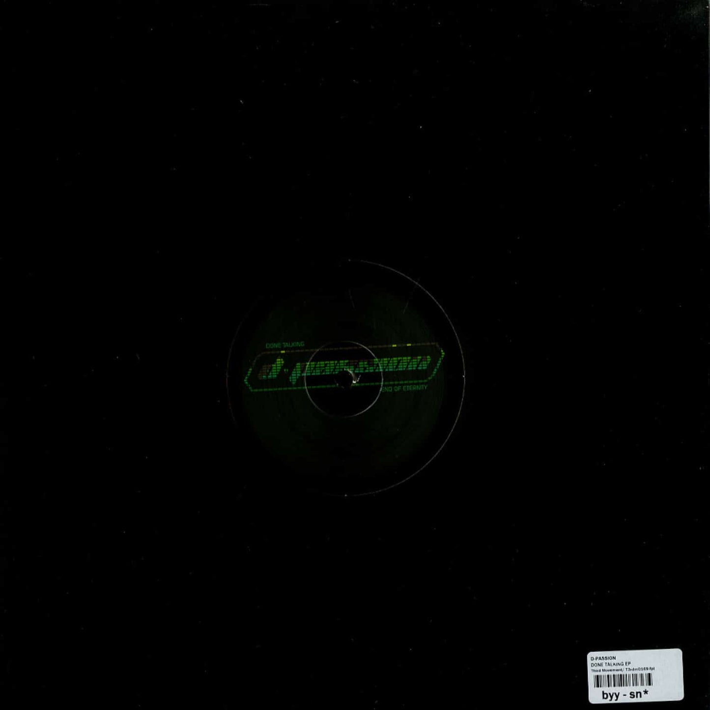 D-PASSION – DONE TALKING / END OF ETERNITY