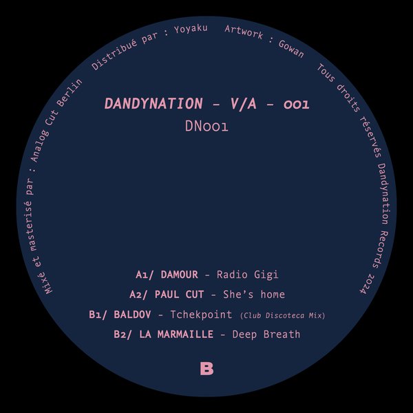 DAMOUR, PAUL CUT, BALDOV, LA MARMAILLE – DANDYNATION VARIOUS ARTISTS 001