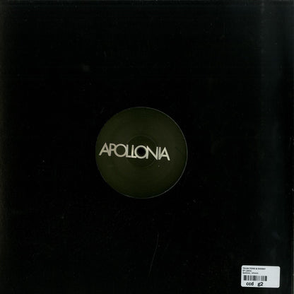 Vinyl record titled "EP" by Tolga Fidan & Shonky, displayed with its back cover featuring artwork and track info.