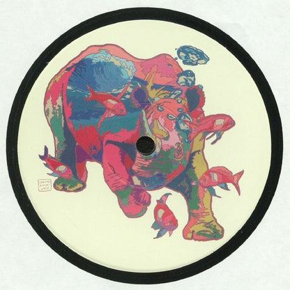 Red vinyl record of JAMIE 3:26, MASALO by Second Hand, showing the front cover with vibrant red background and album title.