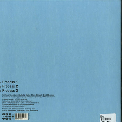 Second Hand vinyl record "LSD – PROCESS" showing the back cover with album artwork and track listing.