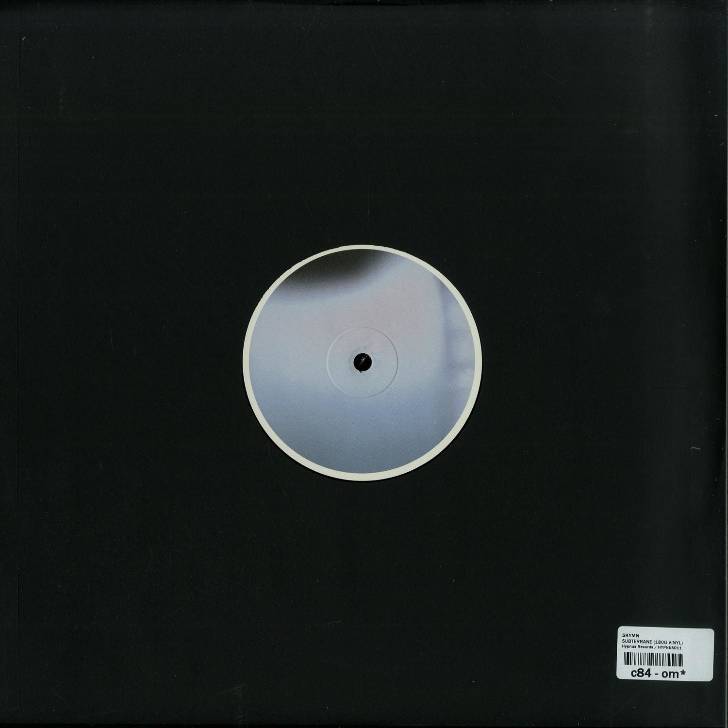 Second Hand SKYMN Subterranean vinyl record showing the back cover with artwork and track details.