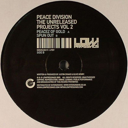 PEACE DIVISION – THE UNRELEASED PROJECTS VOL. 2