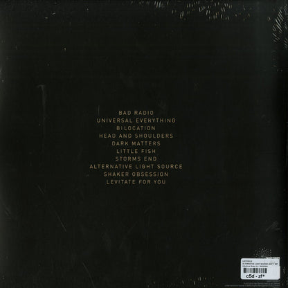 Second Hand Leftfield Alternative Light Source vinyl record with back cover art featuring abstract design and tracklist.