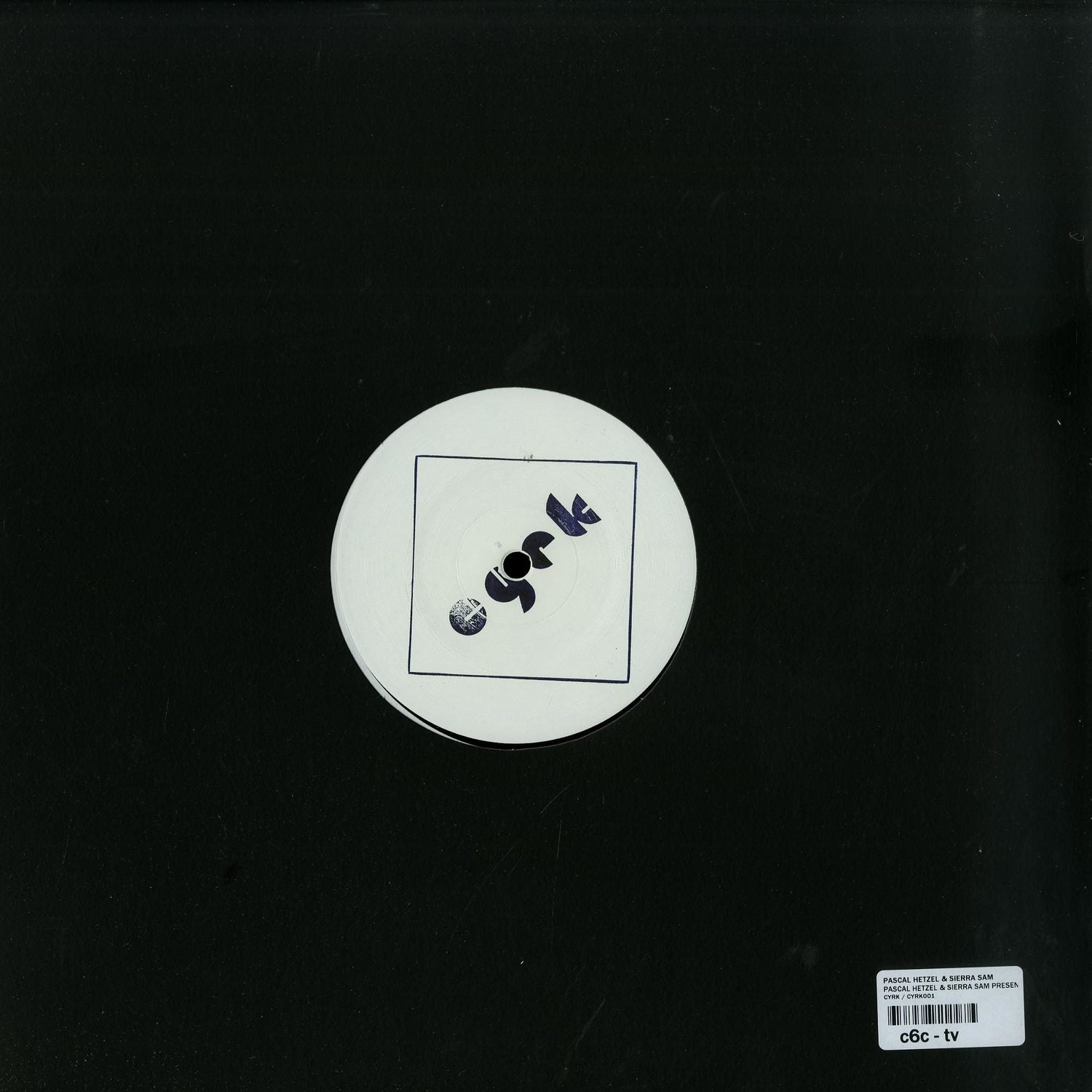 Second Hand vinyl record of PASCAL HETZEL & SIERRA SAM – TRIBUTE, showing the back cover with artwork and track listing.