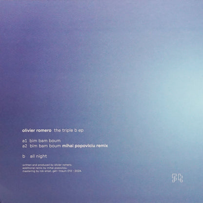 OLIVIER ROMERO – THE TRIPLE B