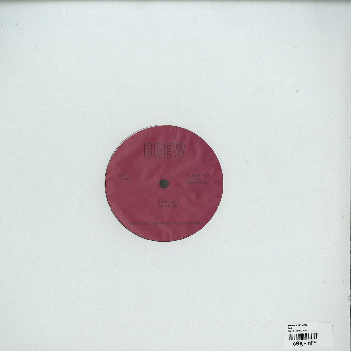 Second Hand BOBBY BIRDMAN B04 vinyl record with colorful album cover art and back cover details.