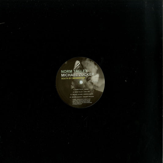 Second Hand vinyl record "South by Midwest EP" by Norm Talley and Michael Zucker, front cover art with abstract design.