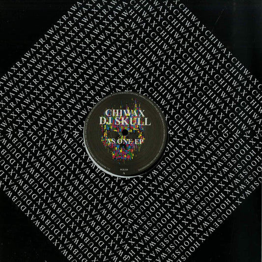 Second Hand DJ SKULL vinyl record from the AS ONE EP, featuring artwork with a skull design on the front.
