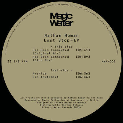 NATHAN HOMAN – LOST STOP EP