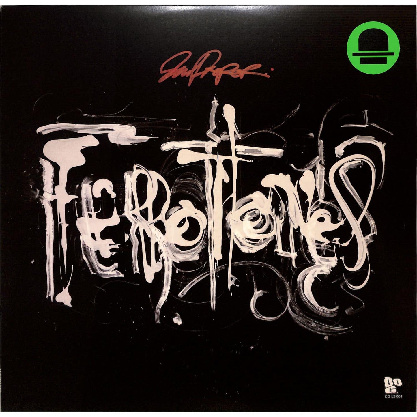 Second Hand SAN PROPER Ferotones vinyl record with colorful album cover artwork, front view of the black vinyl record.