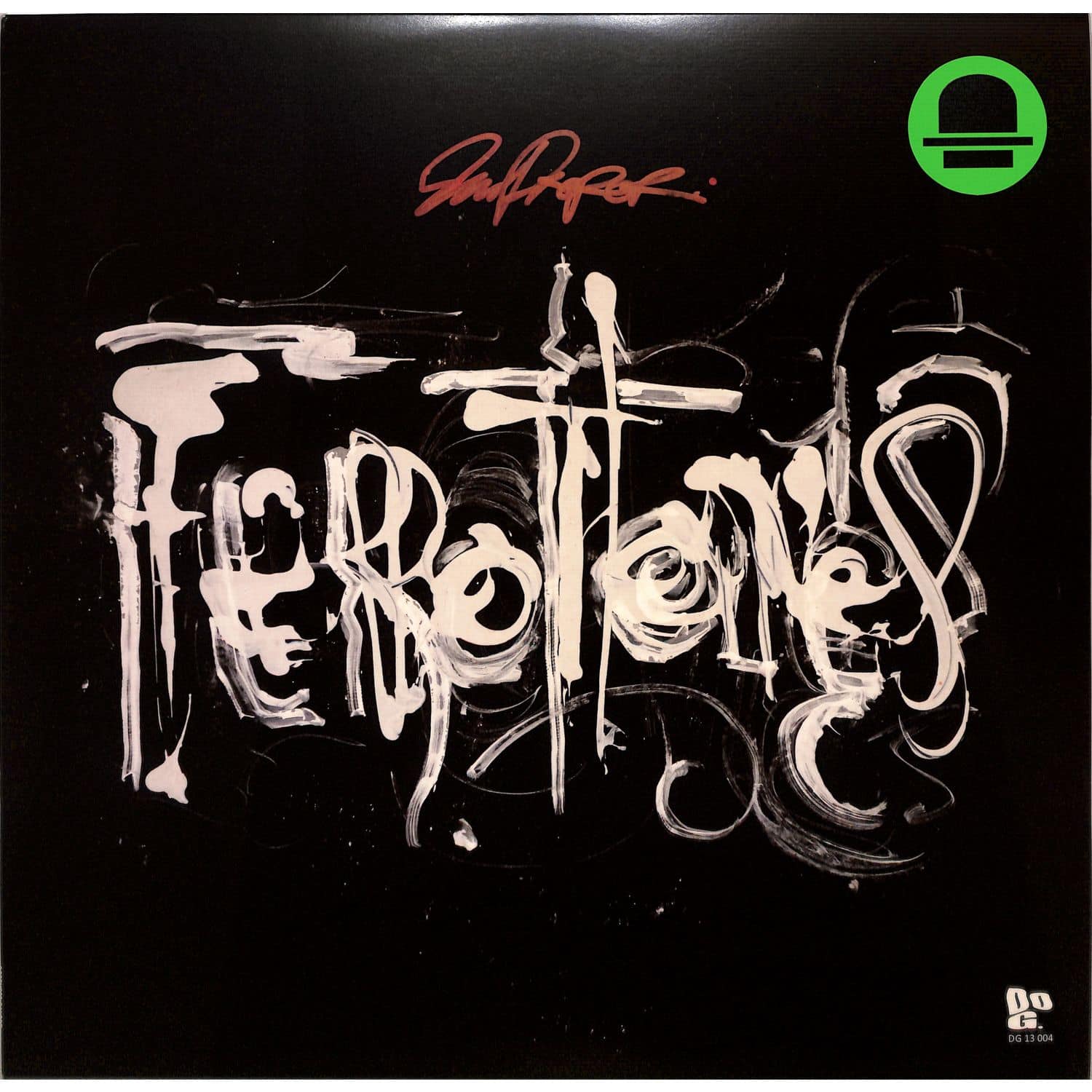 Second Hand SAN PROPER Ferotones vinyl record with colorful album cover artwork, front view of the black vinyl record.