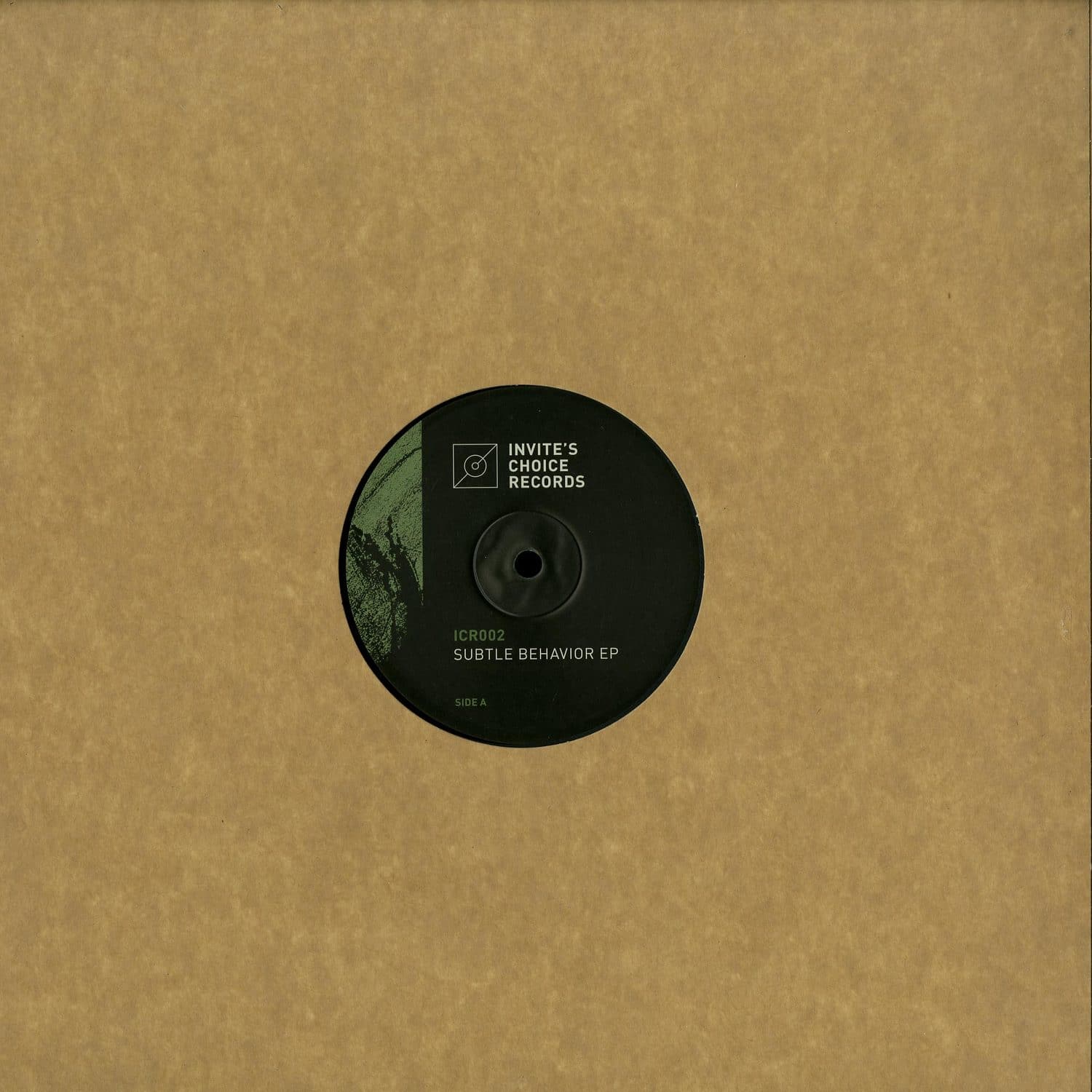 Second Hand vinyl record of Zadig's "Moving Thoughts, Invite" from the Subtle Behavior EP, featuring the album cover art.