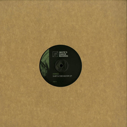 Second Hand vinyl record of Zadig's "Moving Thoughts, Invite" from the Subtle Behavior EP, featuring the album cover art.