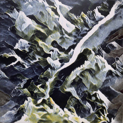 Yoyaku Camion Bazar Shining Valley vinyl record with colorful abstract artwork on the cover.
