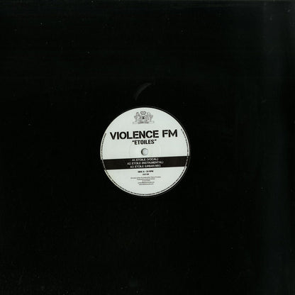 Decks Violence FM Chez Damier Etoiles vinyl record with black cover art featuring abstract star design.