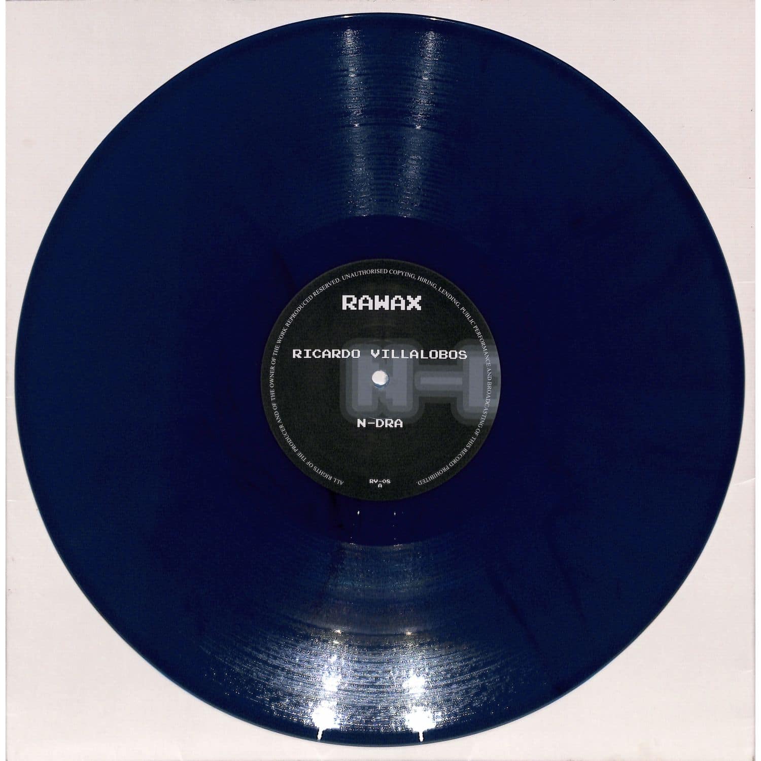 DBH vinyl record titled RICARDO VILLALOBOS – N-DRA, featuring the album cover with abstract artwork and artist name visible.