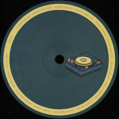 Vinyl Future Unknown Collective UNK24 vinyl record with colorful abstract cover art, front view showing the album's design.