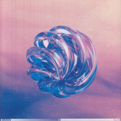 Yoyaku HAME ÉLAN vinyl record with colorful abstract artwork on the front cover.