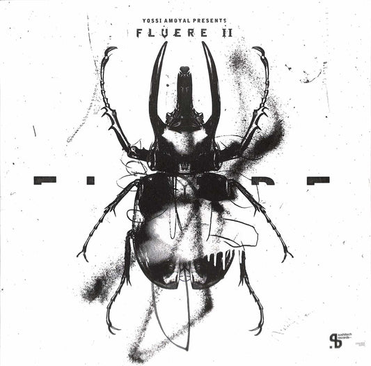 Vinyl record "Fluere II" by Yossi Amoyal featuring JIN CHOI, BABY FORD, STEN, MARK BROOM, and EDWARD, front cover view.