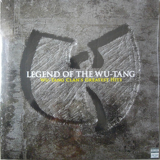 Second hand vinyl record of Wu-Tang Clan's Greatest Hits, featuring album cover with Wu-Tang Clan logo and artwork.