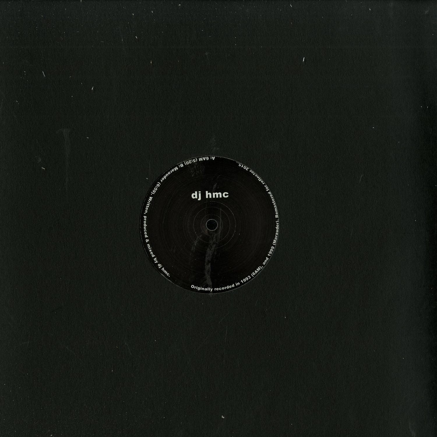 Second Hand DJ HMC 6AM / MARAUDER vinyl record with colorful album cover art and clear text, front view.