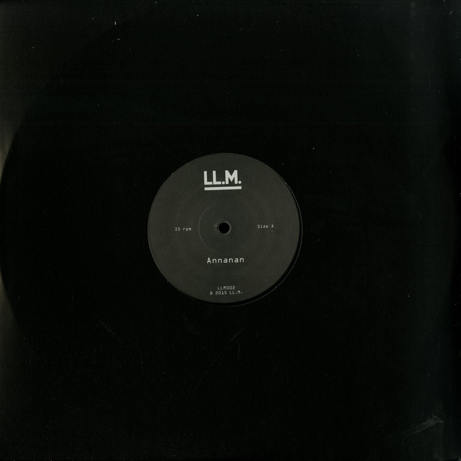 Second Hand vinyl record of ANNANAN / SPACE AFRIKA – LL.M. 002, featuring the album cover artwork.