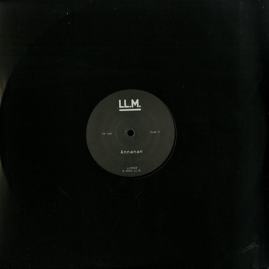 Second Hand vinyl record of ANNANAN / SPACE AFRIKA – LL.M. 002, featuring the album cover artwork.