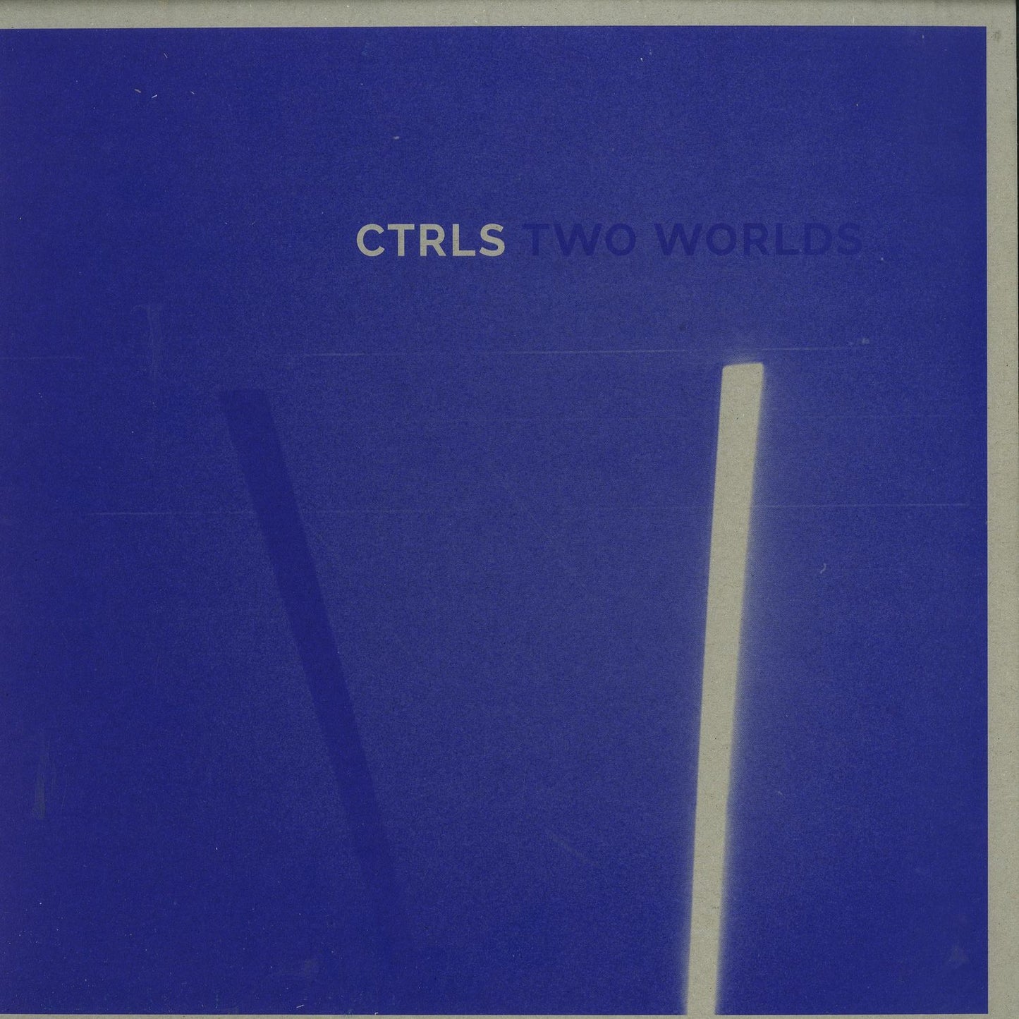 Second Hand CTRLS Two Worlds vinyl record front cover featuring abstract artwork and bold typography.