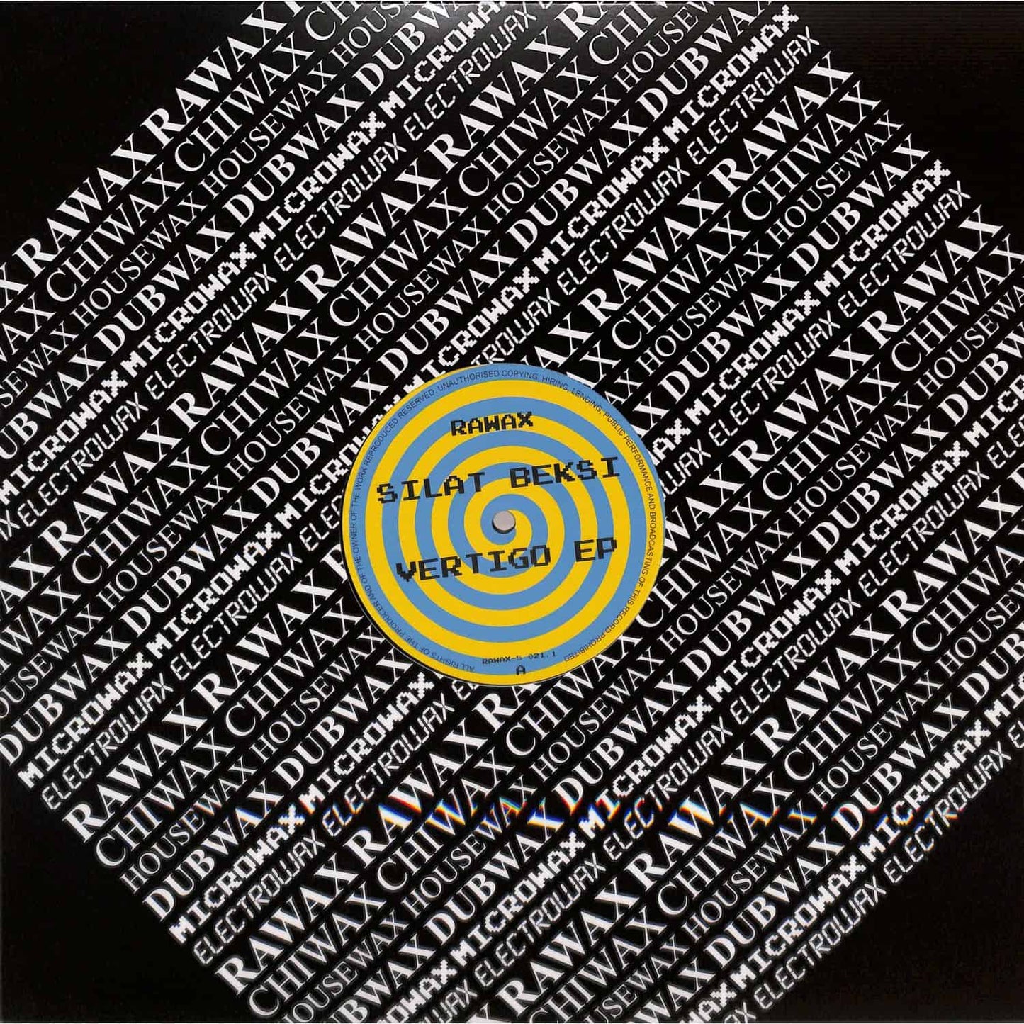 DBH SILAT BEKSI Vertigo vinyl record with colorful album cover artwork and logo, front view.