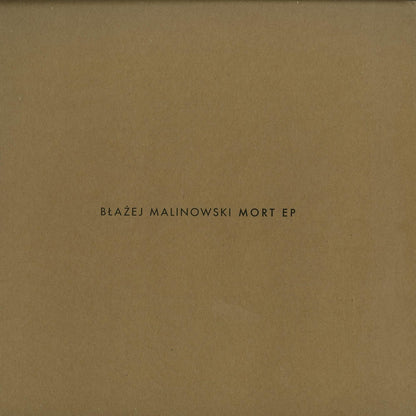 Vinyl record "Mort EP" by Błażej Malinowski, Steve Bicknell, Stanislav Tolkachev, second-hand vinyl record with front cover art.