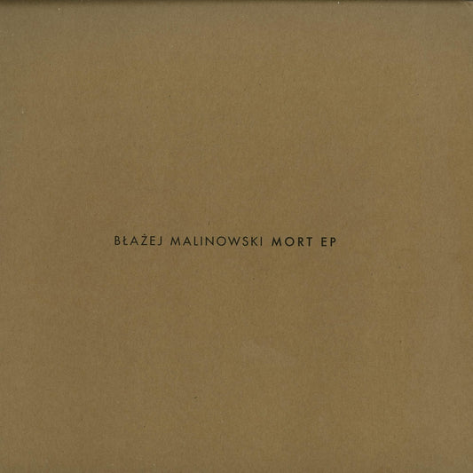 Vinyl record "Mort EP" by Błażej Malinowski, Steve Bicknell, Stanislav Tolkachev, second-hand vinyl record with front cover art.