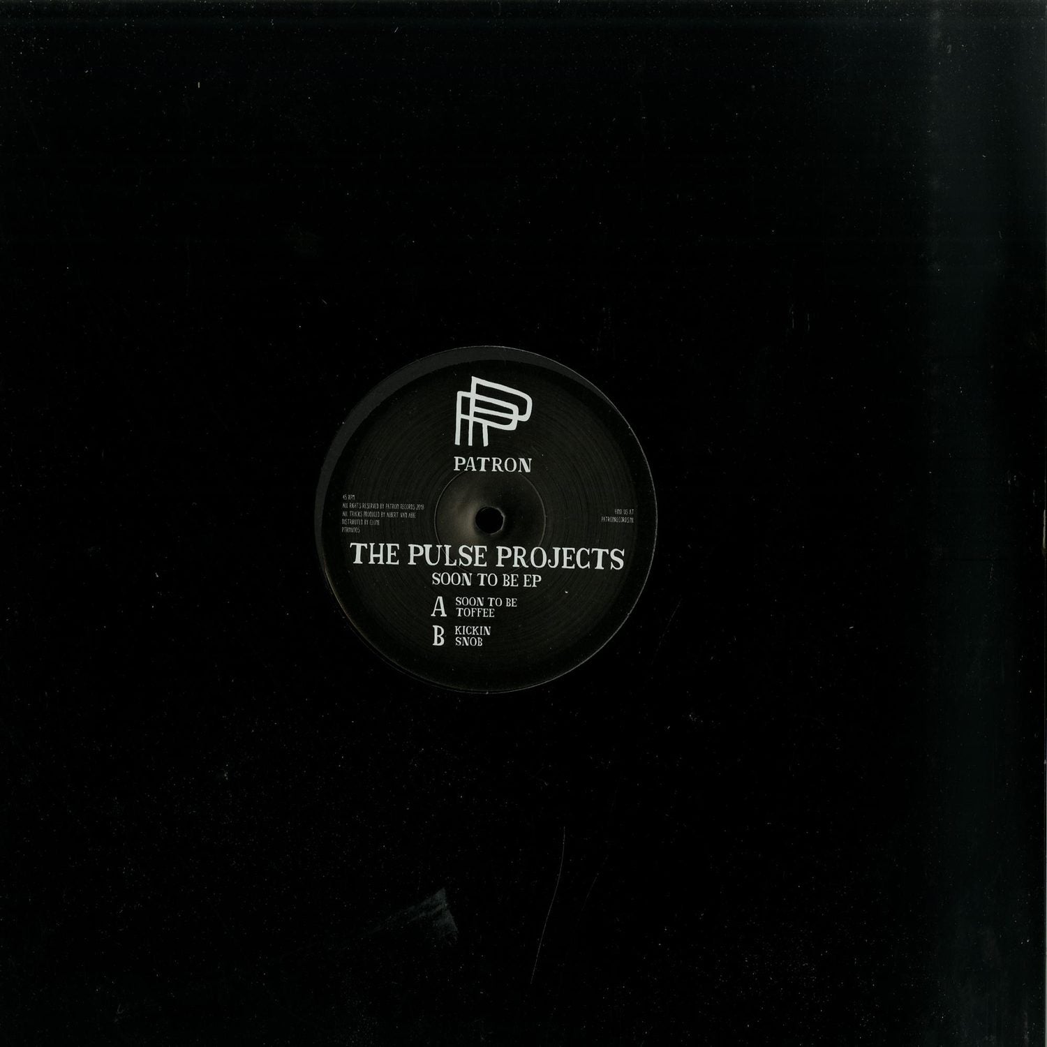 Second Hand vinyl record of THE PULSE PROJECTS – SOON TO BE EP, showing the front cover with artwork and text.