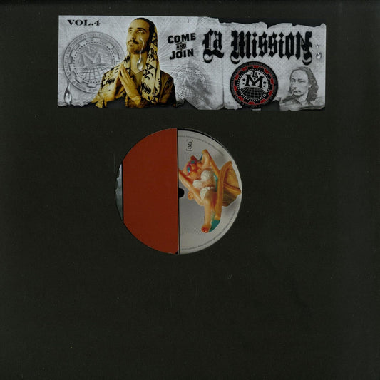 Decks BEANER vinyl record from the Co-Opted & Exoticized EP, featuring colorful abstract artwork on the front cover.