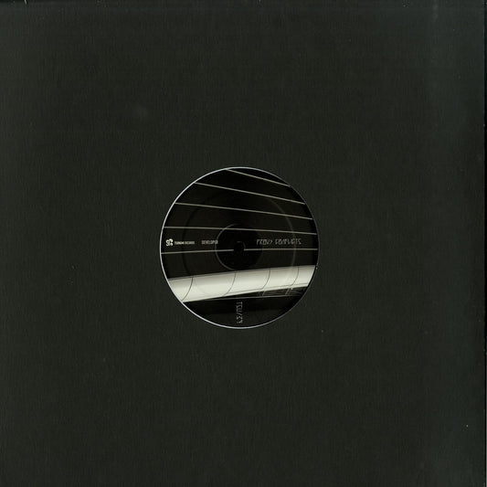 Second Hand Developer – Proxy Conflicts vinyl record with colorful abstract album cover art, front view.