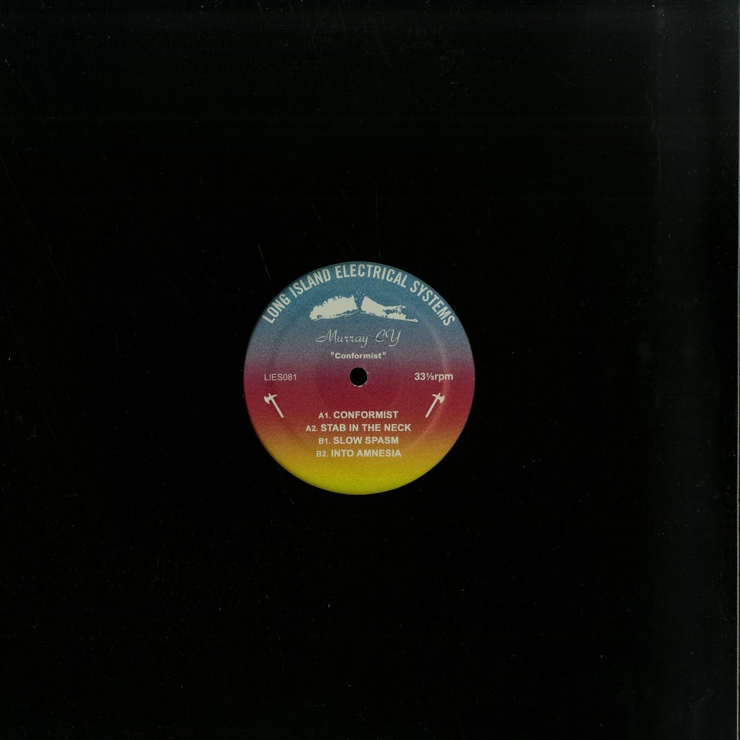 Second Hand Murray CY – Conformist vinyl record with black sleeve, front cover featuring abstract artwork and album title.