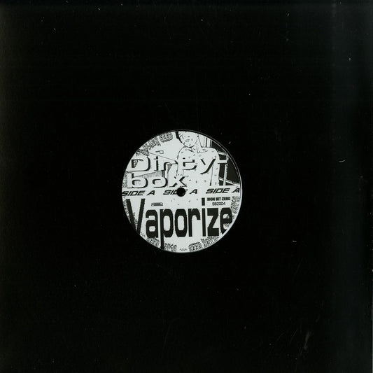 Second Hand Black Seed vinyl record with black label and minimal artwork, front view of the Dirtybox edition.
