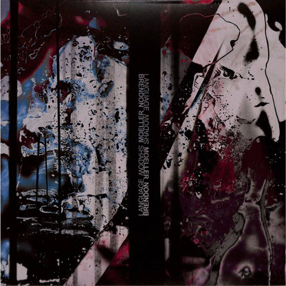 Brendon Moeller Shadow Language vinyl record by Triple Vision, showing album cover with abstract artwork and text.