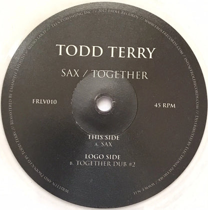 TODD TERRY – SAX / TOGETHER - Chippy Chasers Record Store