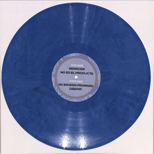 Decks PRODOT Renacer EP vinyl record with colorful album cover featuring abstract artwork and bold typography.