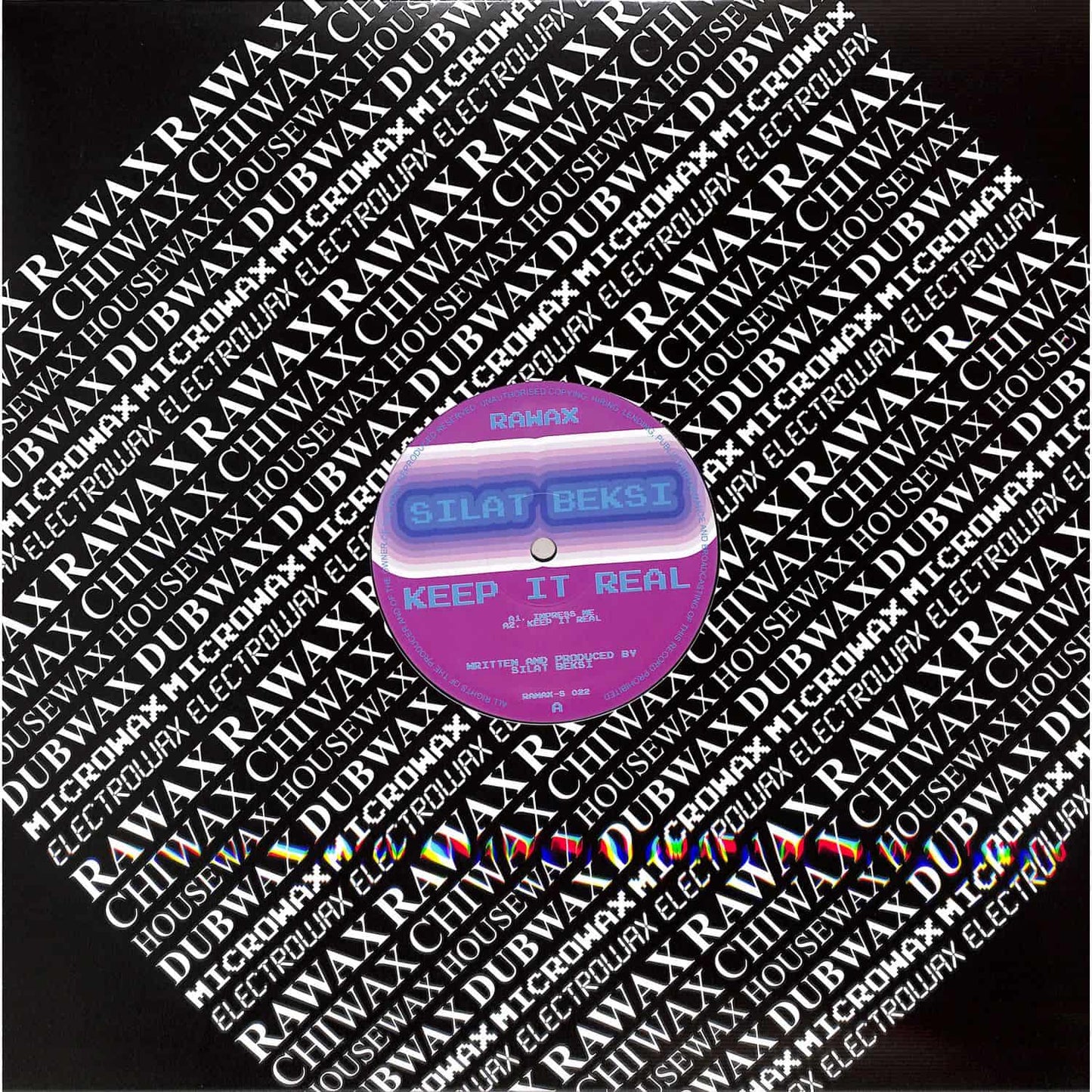 DBH SILAT BEKSI, ĀMAN vinyl record with vibrant album cover art featuring bold graphic design and artistic visuals.