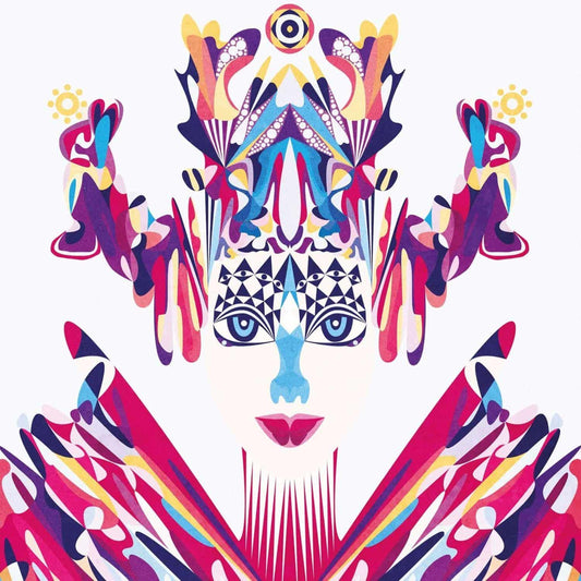 Decks vinyl record of ADA KALEH, WAREIKA, THOMAS MELCHIOR, SALAH SADEQ & DUST's Nocturne EP, featuring colorful album cover art.